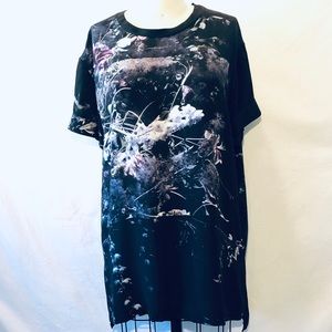 All Saints silk printed tunic.